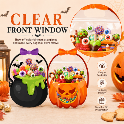 Halloween Bags Plastic Halloween Goodie Bags