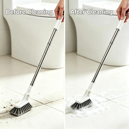 🧼 Telescopic Crevice Cleaning Brush – Long Handle Gap Cleaner for Bathroom, Toilet, Floors & Windows