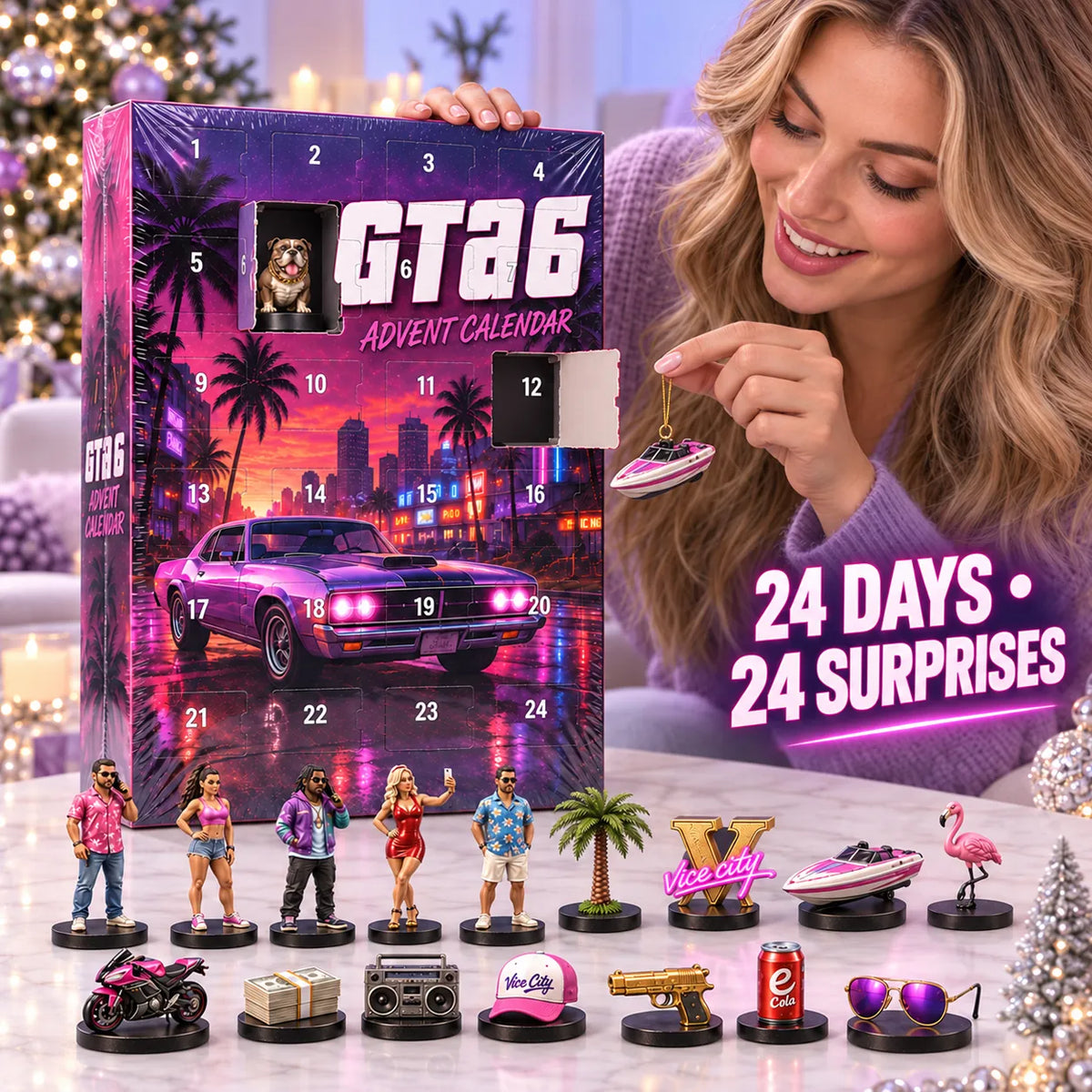 🏙️GTA 6 Christmas Countdown Calendar！！！