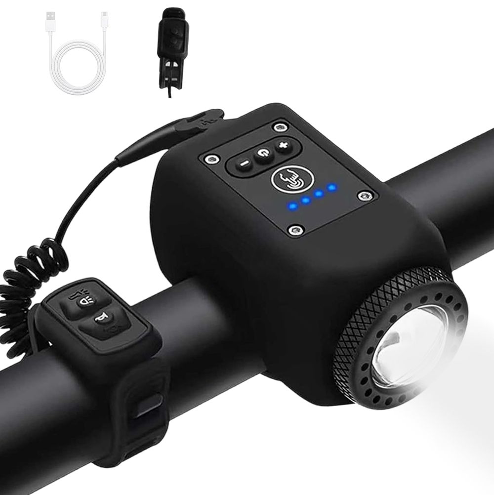 Noomoriey™ Bike Electronic Horn with Large Range Floodlight