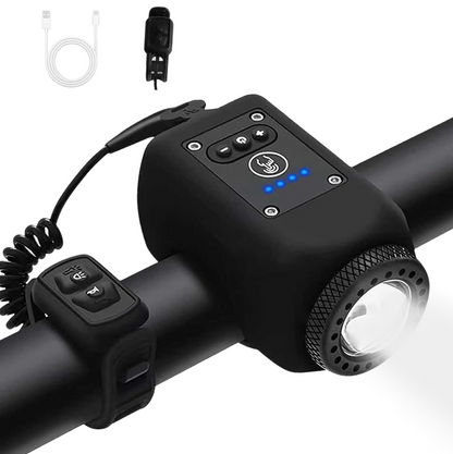 Noomoriey™ Bike Electronic Horn with Large Range Floodlight