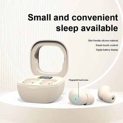 Invisible Sleep Earbuds – Ultra-Light Noise Cancelling Earbuds for Side Sleepers with 25H Battery Life