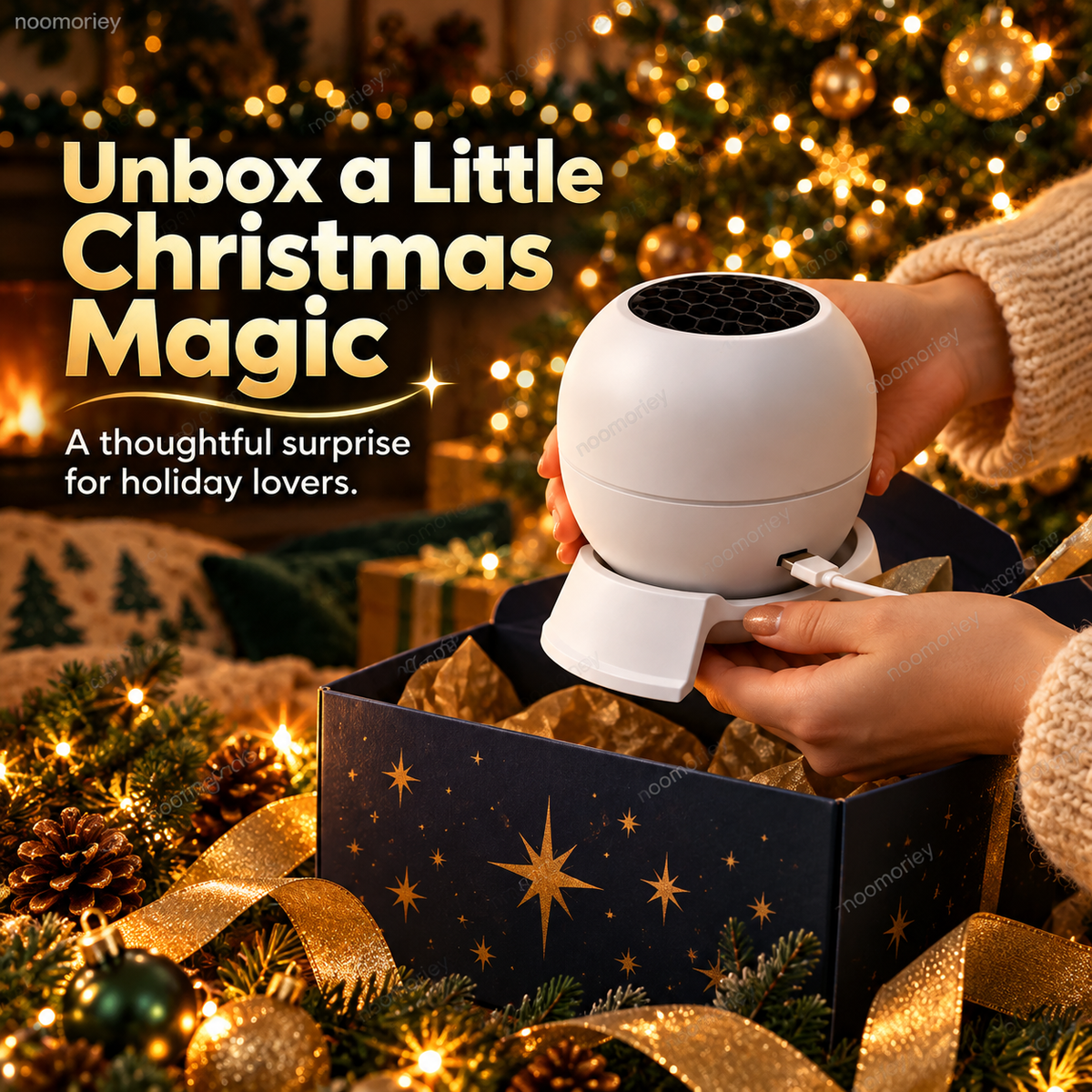 🎄 Christmas Wonderland Projector Light – Bring Santa’s Magic to Your Walls & Ceiling ✨