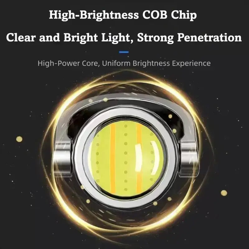 Rechargeable Mini Keychain Flashlight - 800 Lumens EDC Light