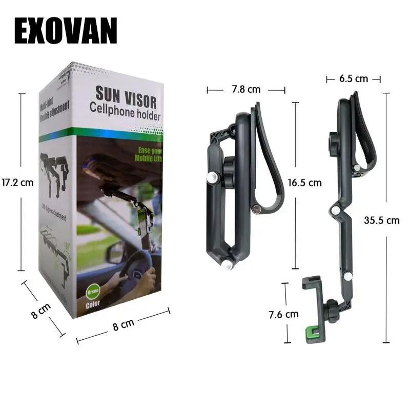 New 1080° Multi-function Sun Visor