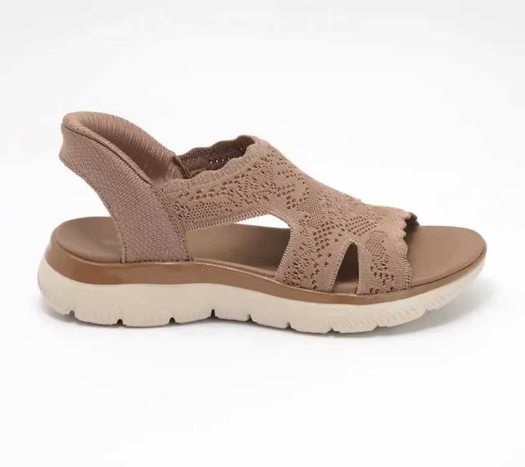 Slip-ins Summits Crochet Knit Sandals
