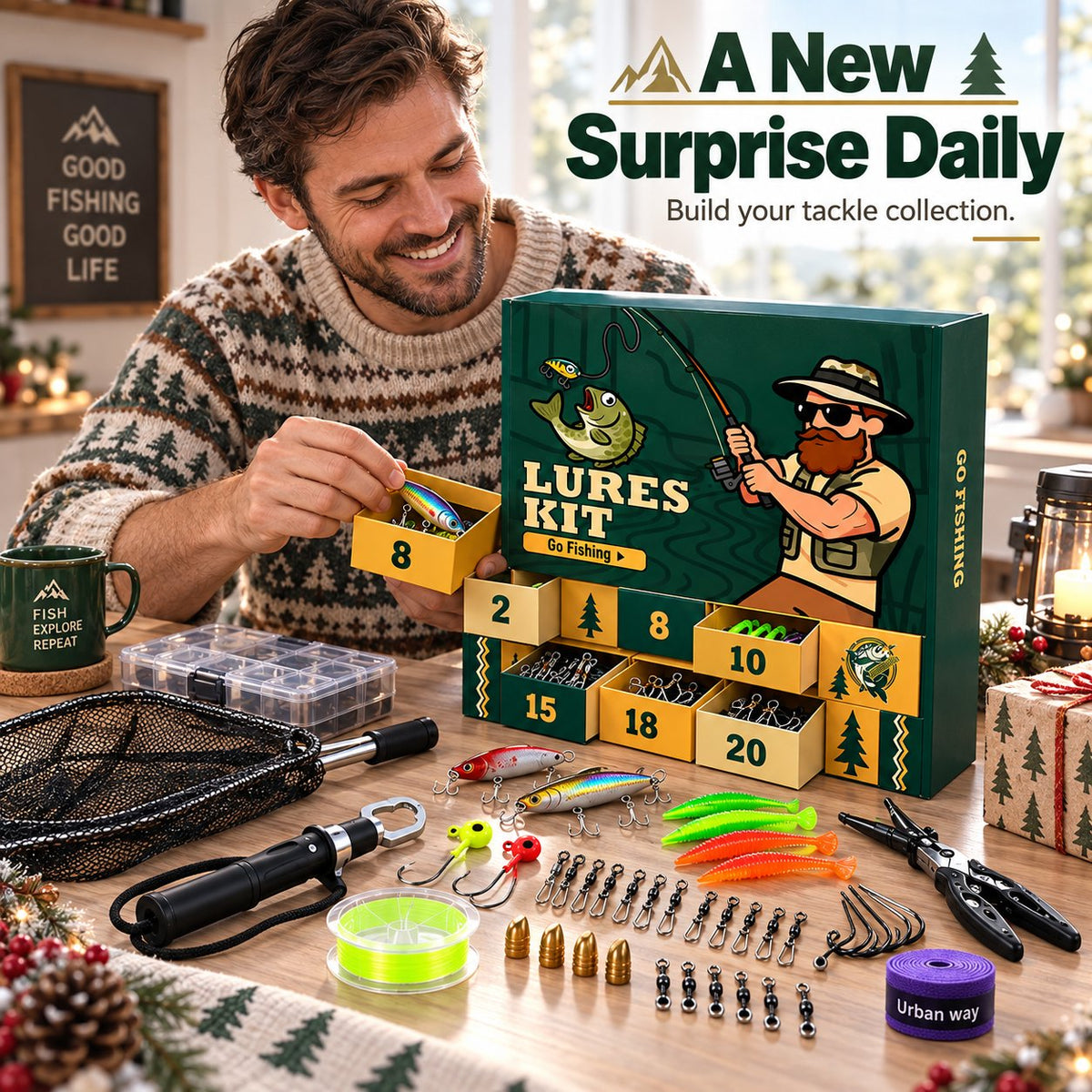 Fishing Tackle Advent Calendar – 24 Practical Fishing Surprises