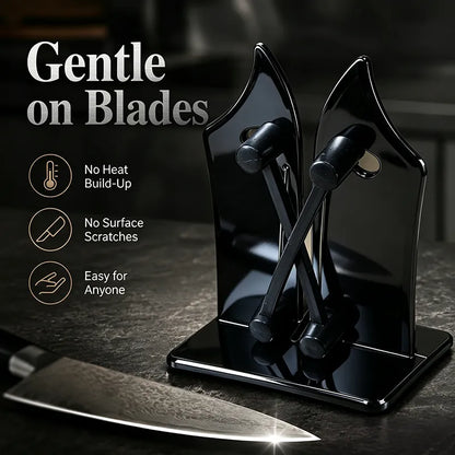 Professional Stainless Steel Knife Sharpener – Fast Sharpening for Smooth, Wavy & Micro-Tooth Blades, Adjustable 16°-32°