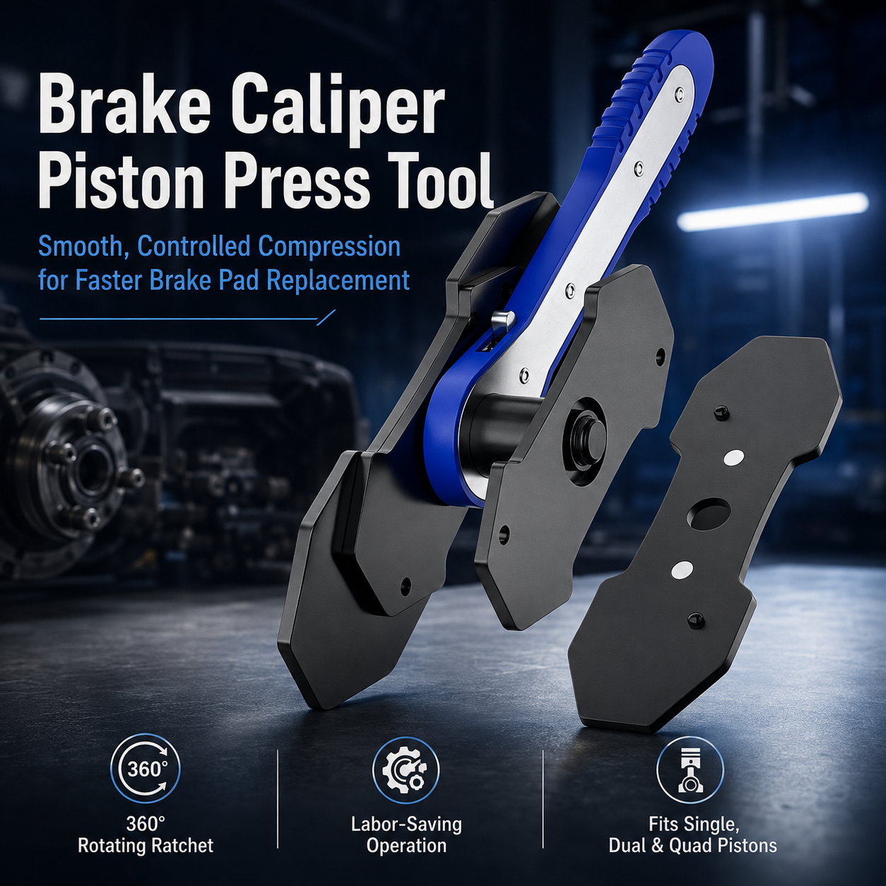 Brake Caliper Piston Press Tool