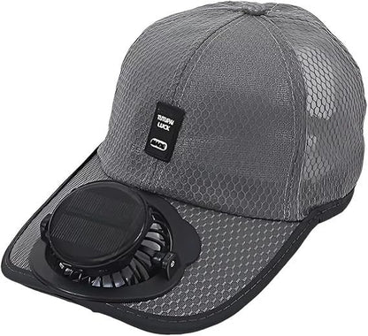 🔥Buy 2 Free Shipping ✨Cooling Solar Fan Hat – UV Protection & Breathable Mesh