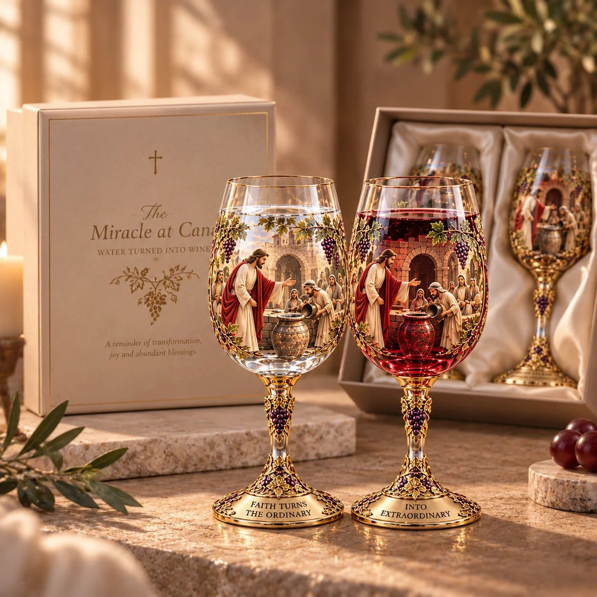 ✝️ Two Glasses. One Miracle. A Story Worth Keeping.🎁