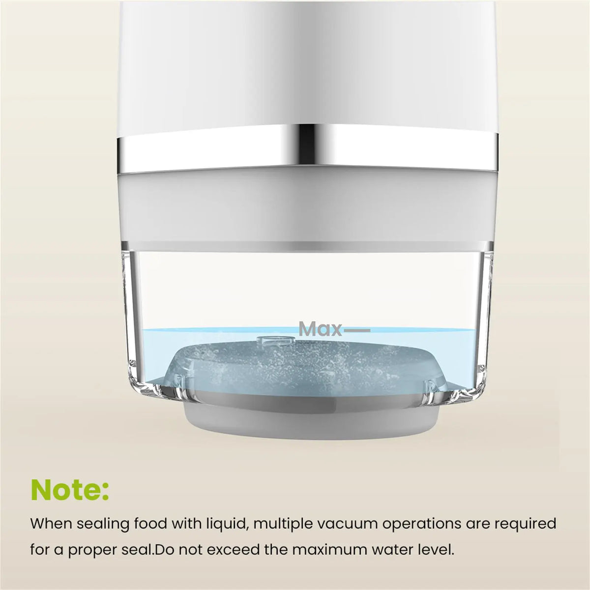 Vacuum Sealer for Food with Visible Water Tank, 30 Reusable Bags