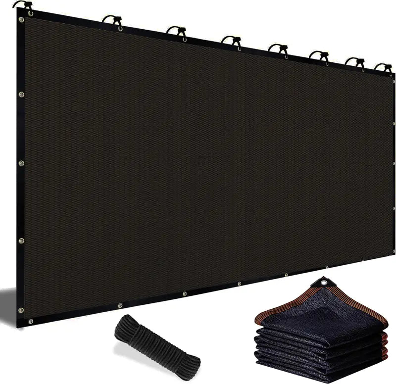 90% Blackout Cloth (Black) - 10 x 13ft UV-Resistant Shade Net