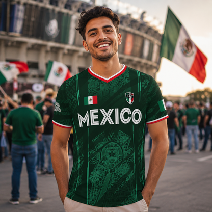 2026 Mexico Chichén Itzá Football Jersey ⚽ Vintage Pyramid Design | Limited Edition Fan