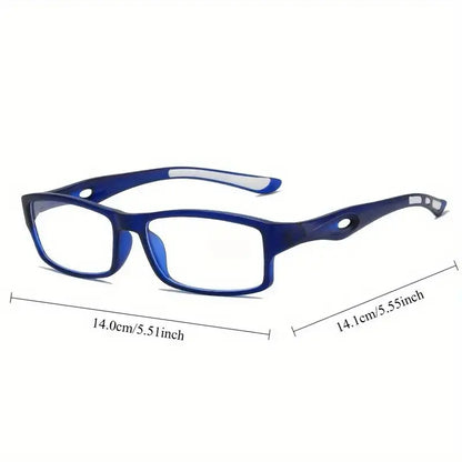6PCS New Men's and Women's Retro Square High-definition Reading Glasses