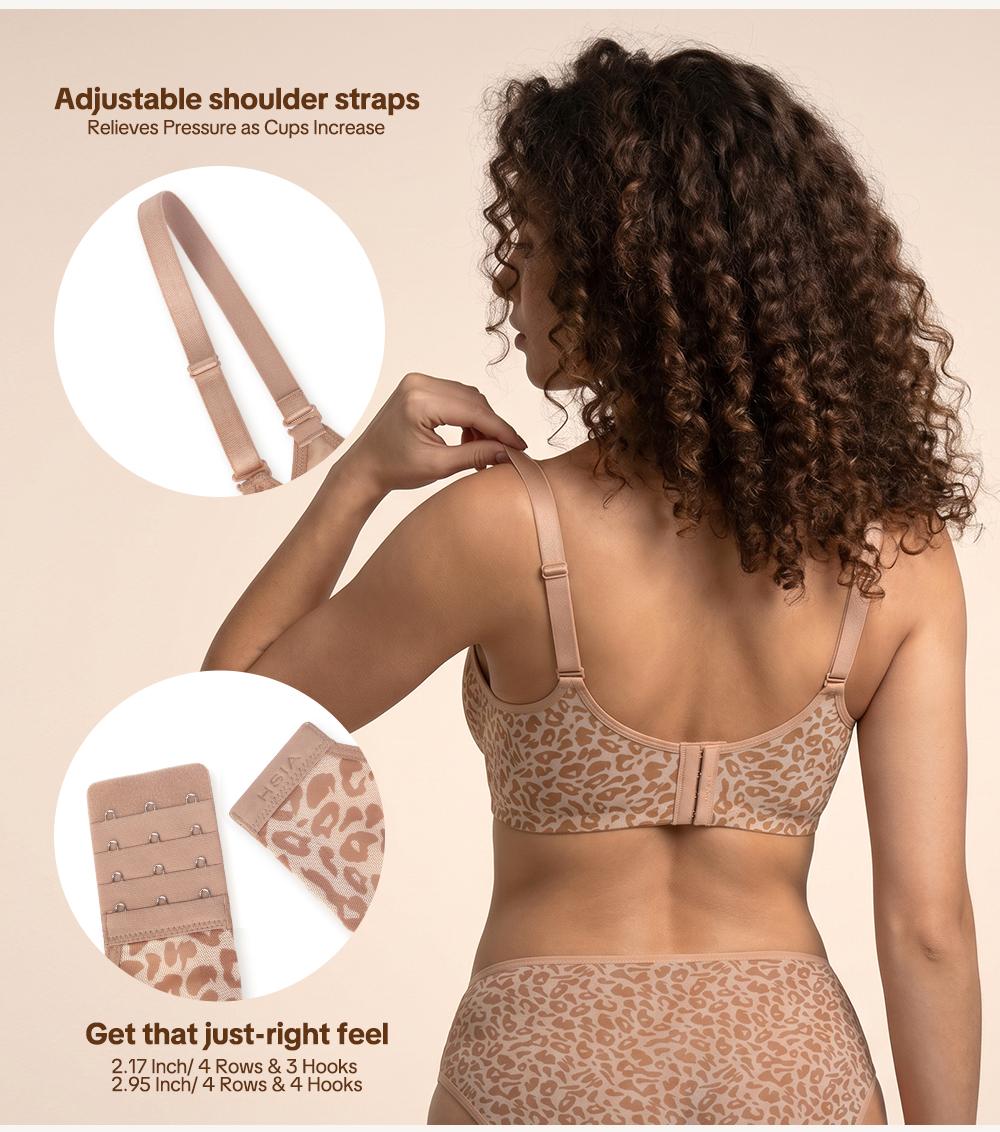 Seraphina Air Light Plus Size Mesh Underwire Bra