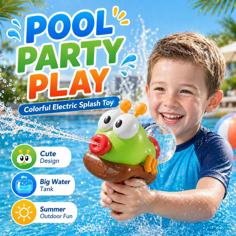 💦 Electric Water Blaster for Kids | Cute Summer Pool & Beach Toy