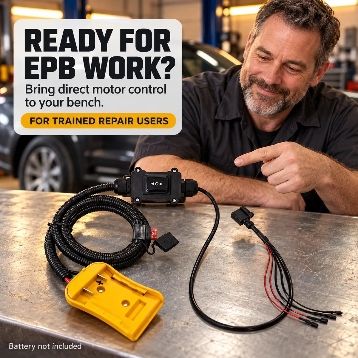 🔧 12–24V EPB Emergency Release Tool | Forward & Reverse Control