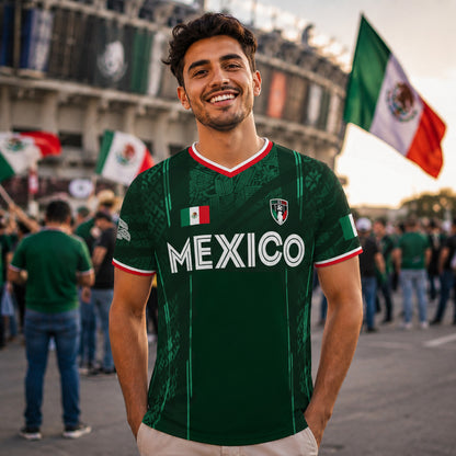 2026 Mexico Soccer Jersey – Retro Chichén Itzá Pyramid Football Shirt 🇲🇽⚽