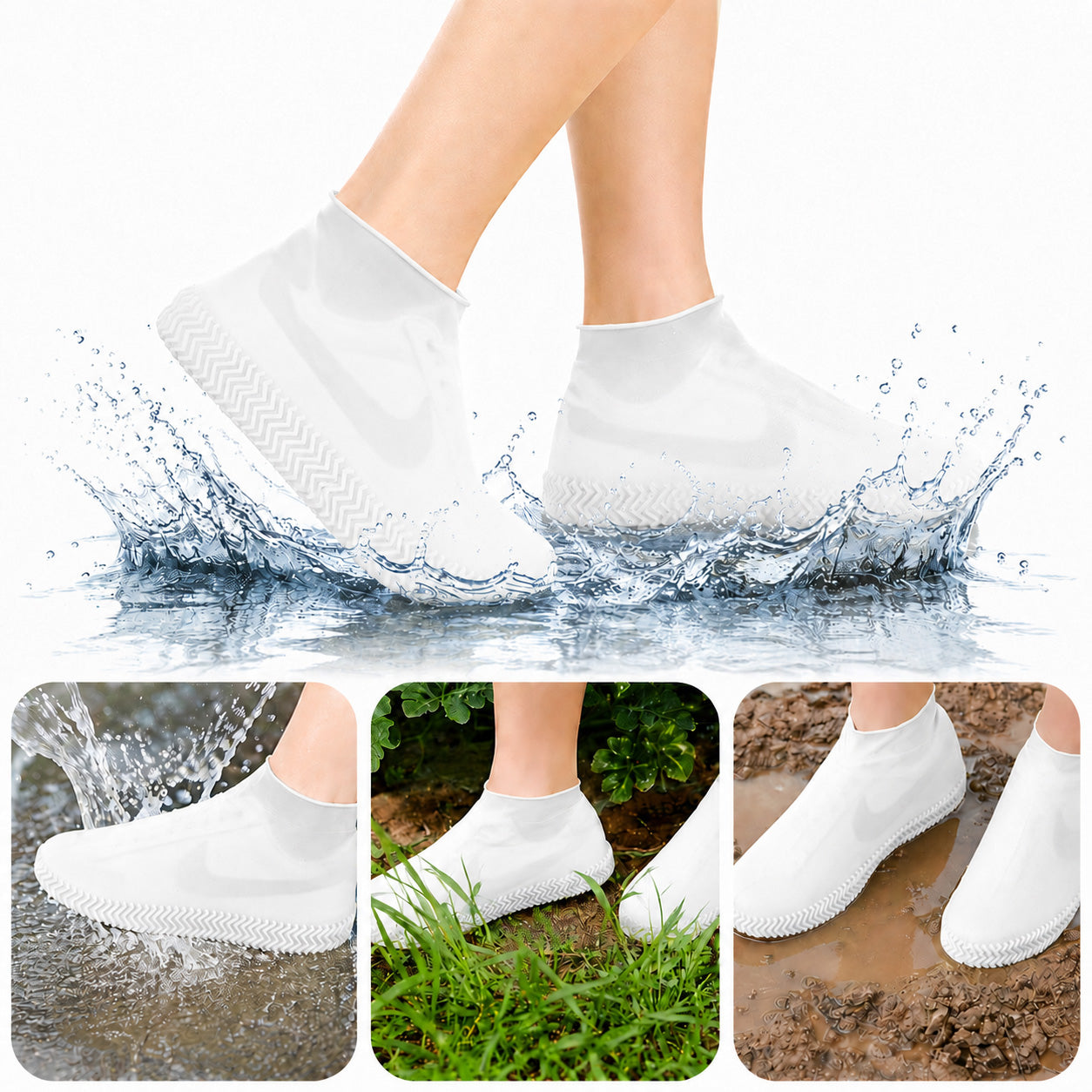 👟Pro-Grade Wear-Resistant Waterproof Shoe Covers (Reinforced Silicone)