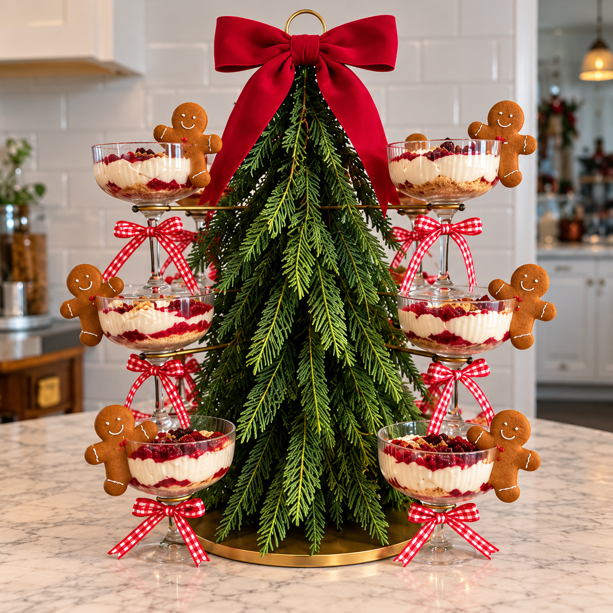 🎁 The Christmas Cocktail Tree – A Holiday Centerpiece Everyone Will Love