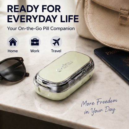 ⏳ Last day 49% OFF -💊Portable Pill Cutter/Splitter & Storage Case (Cuts into 1/2, 1/3, or 1/4 portions)