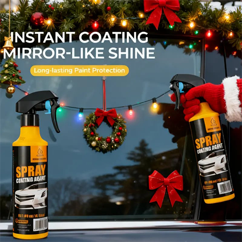 🚗✨Premium 3-in-1 High Protection Quick Car Nano Coating Spray | Hydrophobic Polish & Shine Shield