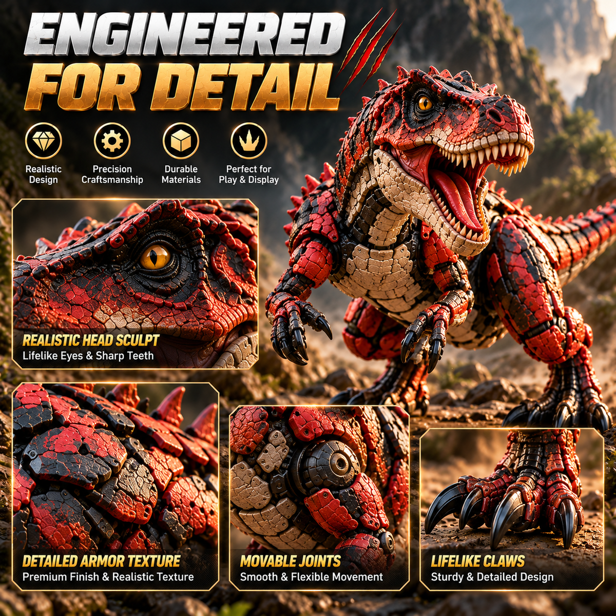 🦖 Egg to Dinosaur™ – Transforming Dino Egg toy🥚