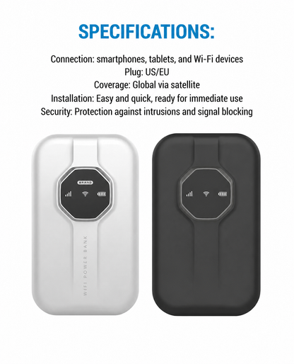 [Global Coverage, Free for Life] Boundless Portable Wi-Fi– 🛡️No SIM, No Contract, No Hidden Costs