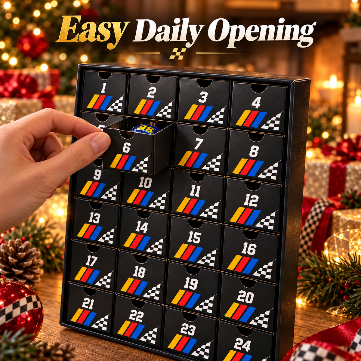 🏎️ 24 Days of Racing Magic – Christmas Advent Calendar 🎄✨