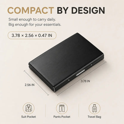 🔒 Ultra-Slim RFID Blocking Card Holder