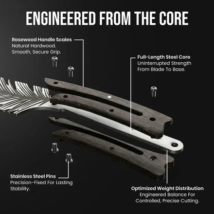 Hand-forged - Feather Knife