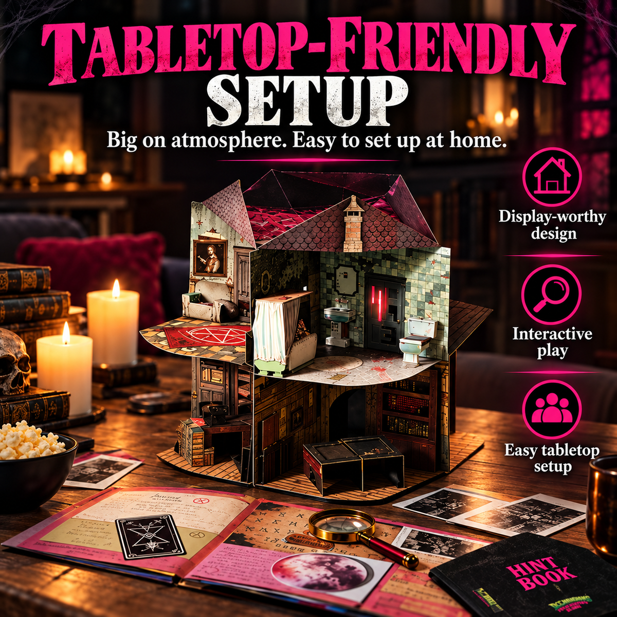 3D Pop-Up Mystery Manor – Immersive Murder Mystery Puzzle Game