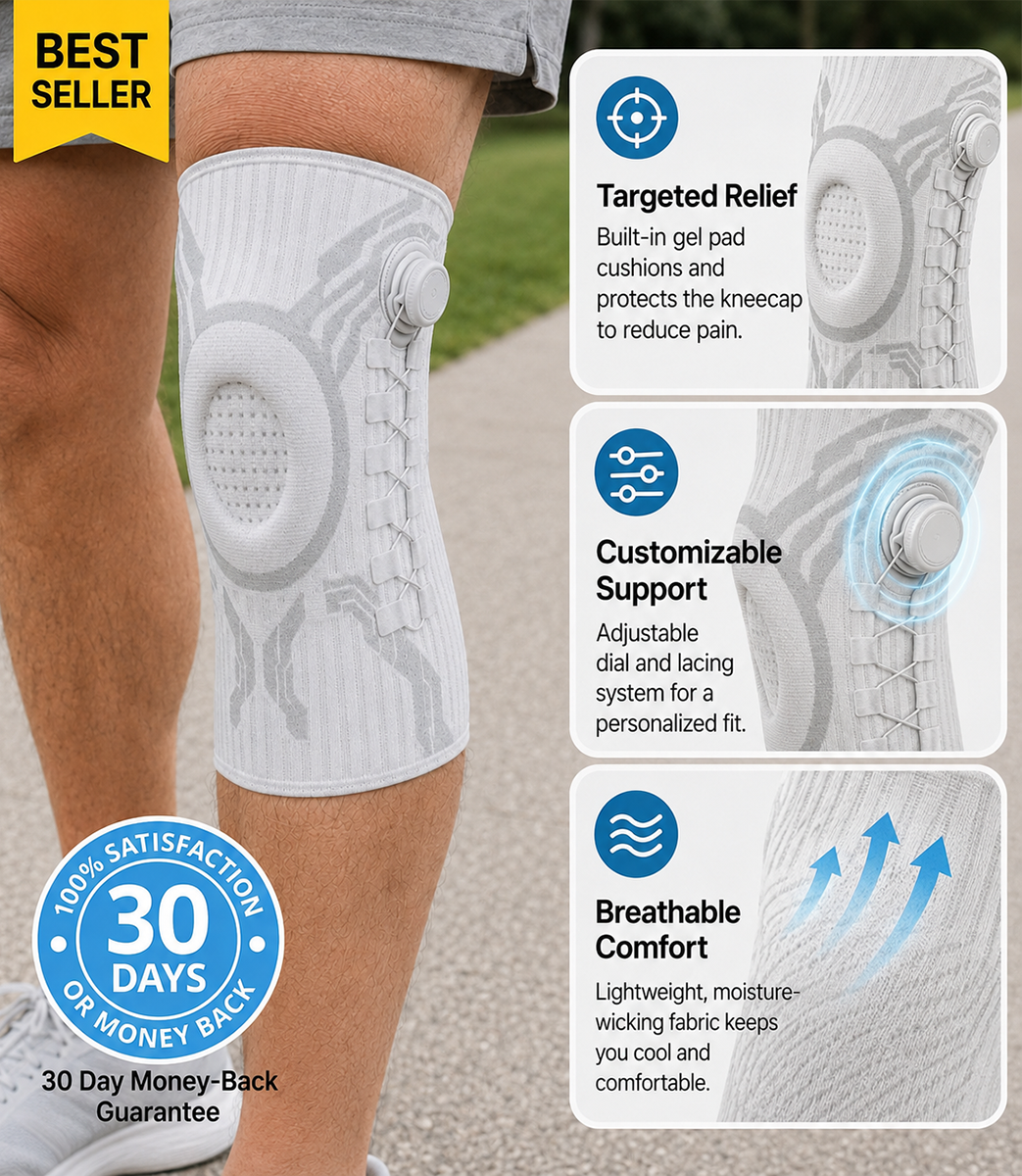 🦵 Not Just a Knee Sleeve — Adjustable Support That Fits You