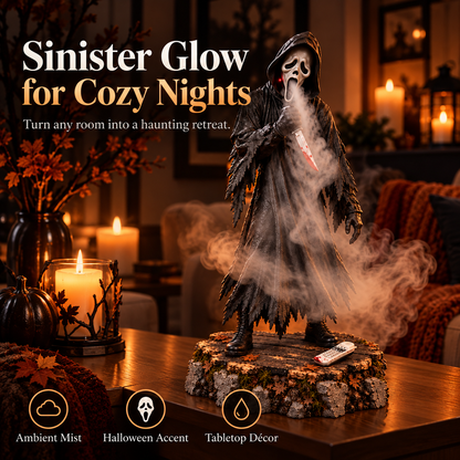 👻Ghostly Reaper Mist Humidifier – Spooky Halloween Décor with Remote 🎃