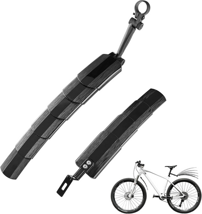 🚲 ROCKBROS Retractable Bike Mudguards - Adjustable Fender Set for MTB & Road Bikes