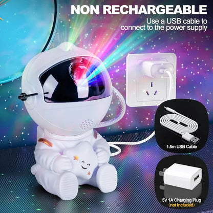 LED Astronaut Galaxy Star Projector