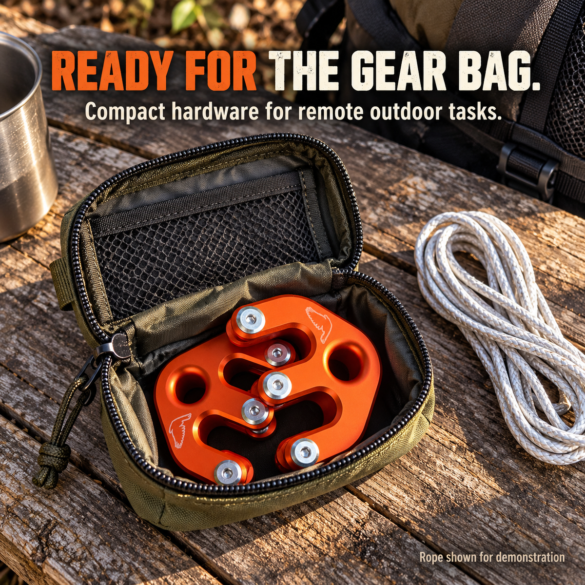 Game & Gear Hoist - Block and Tackle System