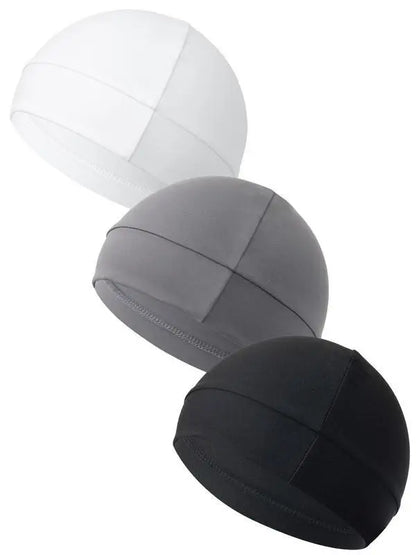 Unisex Plain Color Multifunctional Skull Caps 2026 Summer Sportive Beanie Fitted Hat