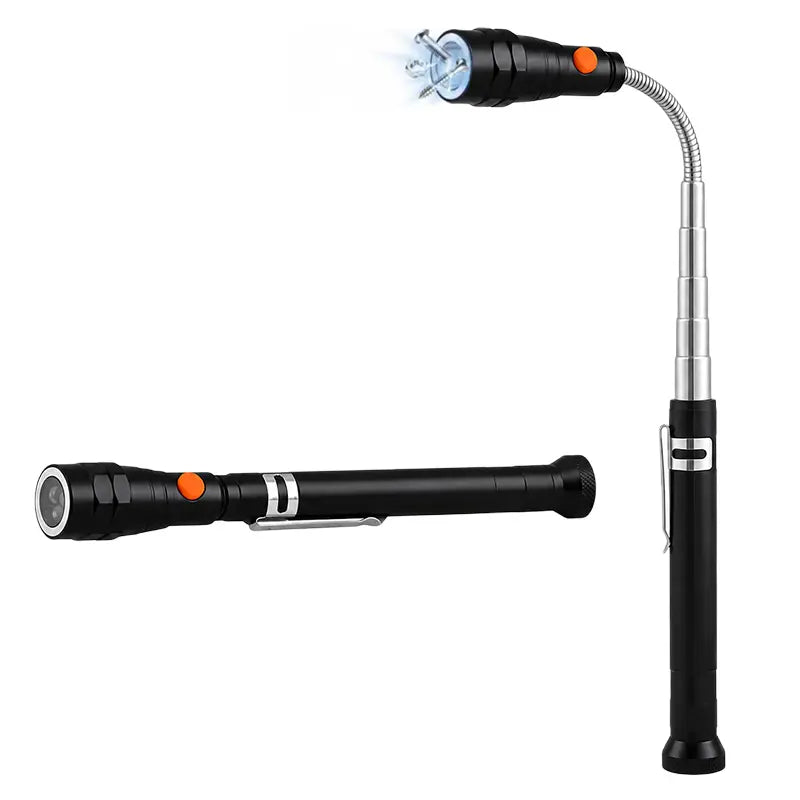 Extendable Magnetic Pickup Tool with LED Light – Telescoping Grabber for Hard-to-Reach Places