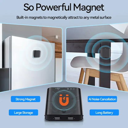 Mini Magnetic Voice Recorder One-Touch Recording