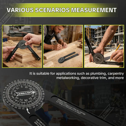 🔥Limited Time 49% OFF | Aluminum 7-Inch Angle Finder with Laser Scales