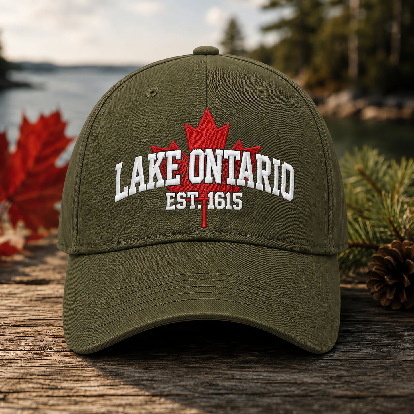 🔥LAST DAY 50% OFF - 🍁Lake Ontario Forever – Heritage Embroidered Cap