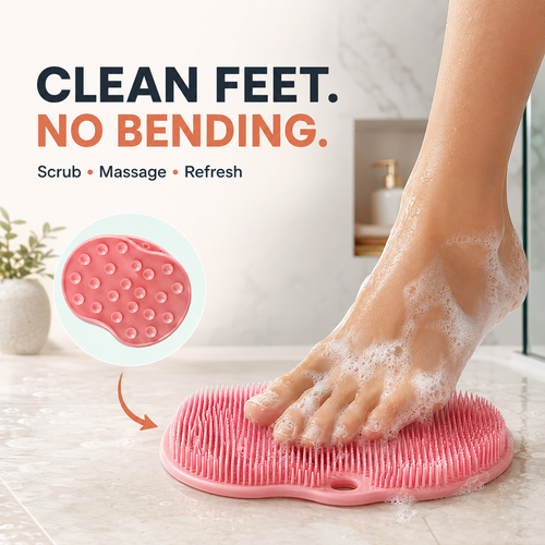 Shower Foot & Back Scrubber Massage Pad