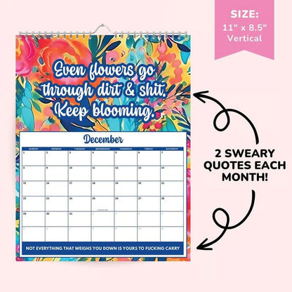 📅 2027 Sweary Humor Wall Calendar