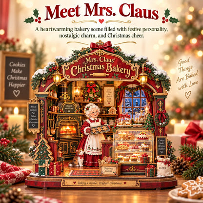 🎄 Mrs. Claus’ Christmas Bakery™——DIY Shadow Box Kit