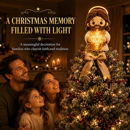 Faith-Inspired Jesus & Mary Christmas Tree Topper