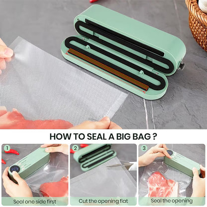 🥑✨Mini Vacuum Bag Sealer – Cordless Handheld Food Sealing Machine