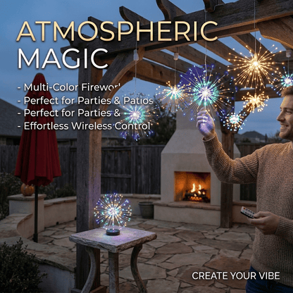 🌓Last Day 49% OFF-🎆 4-Pack Solar Fireworks Lights — 480 LEDs