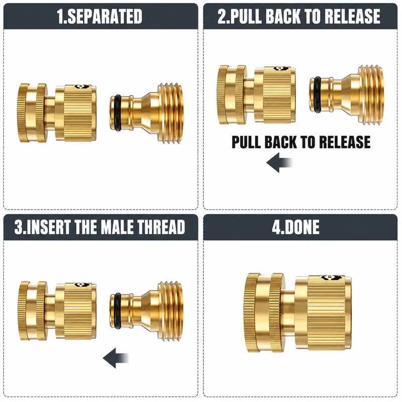 Garden Hose Quick Connector